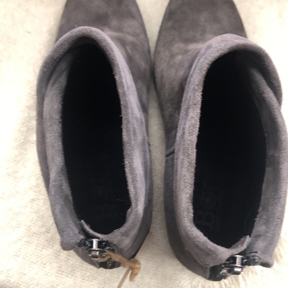 Born ABBE, dark gray suede, size 8, NWT - Picture 5 of 7